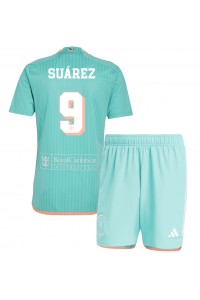 Fotbalové Dres Inter Miami Luis Suarez #9 Dětské Třetí Oblečení 2024-25 Krátký Rukáv (+ trenýrky)